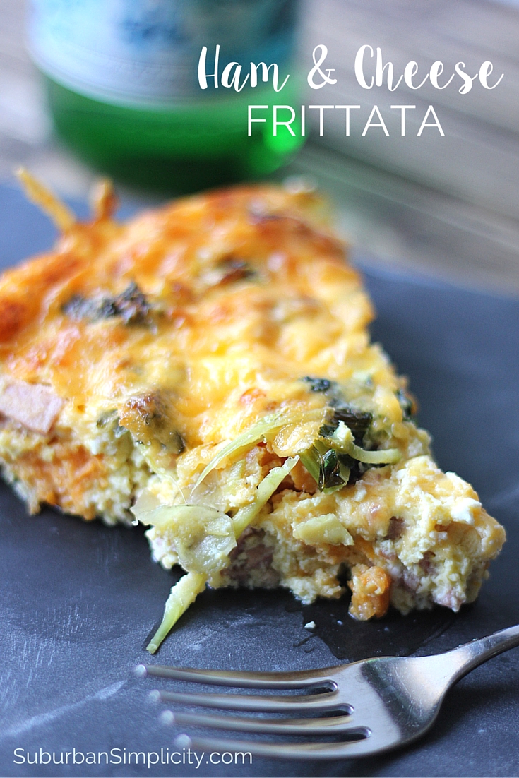 Ham and Cheese Frittata | Easy Dinner Recipe