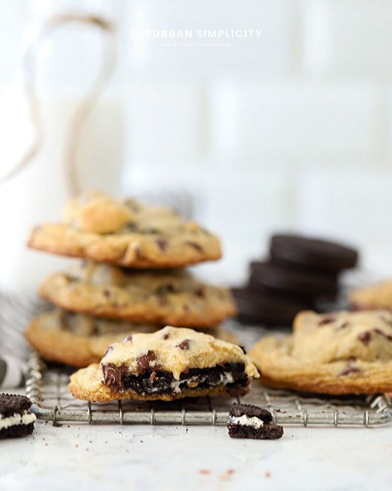 Best Oreo Stuffed Chocolate Chip Cookies Suburban Simplicity