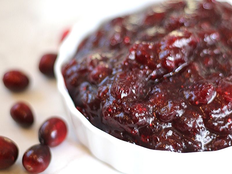 The easiest and tastiest 4-ingredient Cranberry Sauce Recipe! The perfect side dish for your Thanksgiving Dinner.