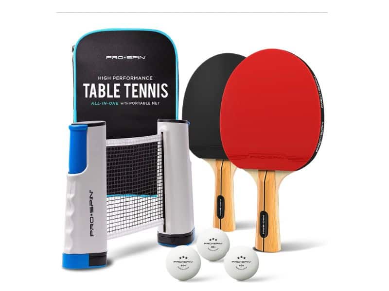 table tennis set.