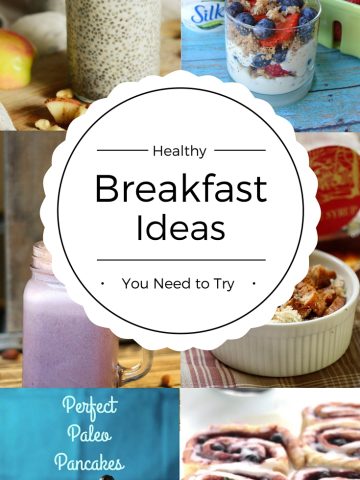 Healthy Breakfast Ideas You Need to Try! These recipes will inspire you to eat healthy all day. Plus, they’re easy to make and some you can eat on the go!