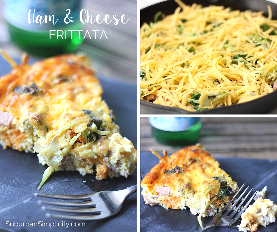 Ham & Cheese Frittata -FB