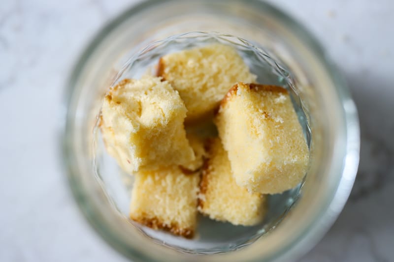 pound cake in a a jar