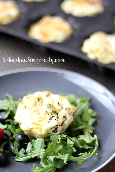 Mini Quinoa Frittata Plated