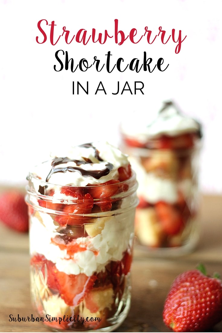 This Strawberry Shortcake in a Jar recipe is the perfect dessert for BBQs, picnics or 4th of July! It’s simple, tasty and just plain cute layered in a mason jar.