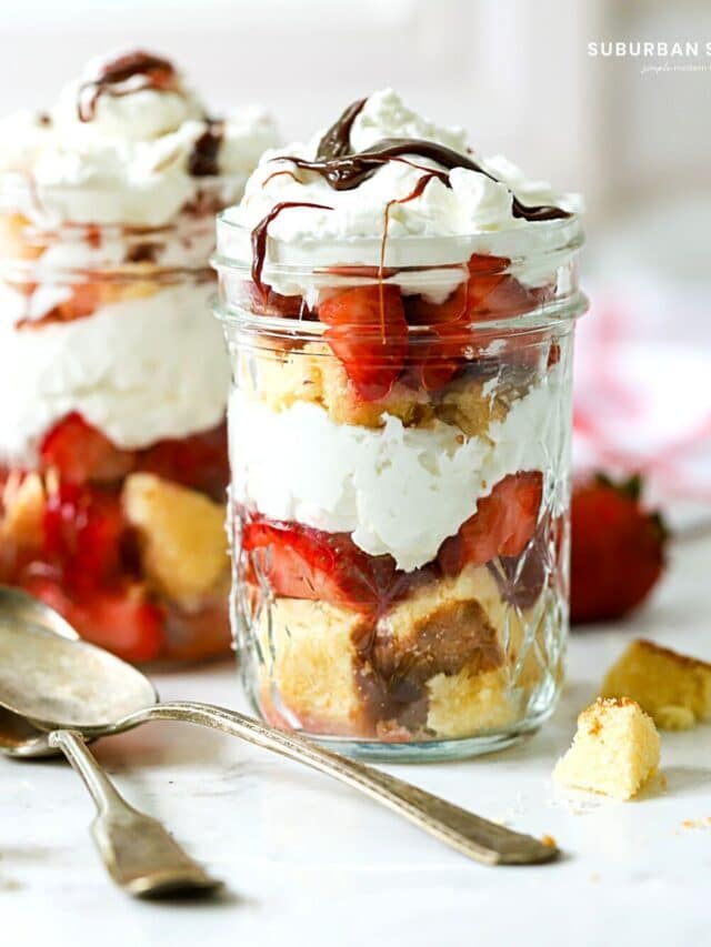 Strawberry Shortcake in a Jar