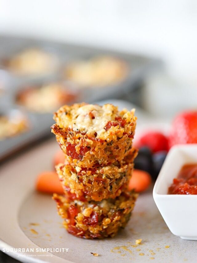 Kid-Friendly Quinoa Pizza Bites