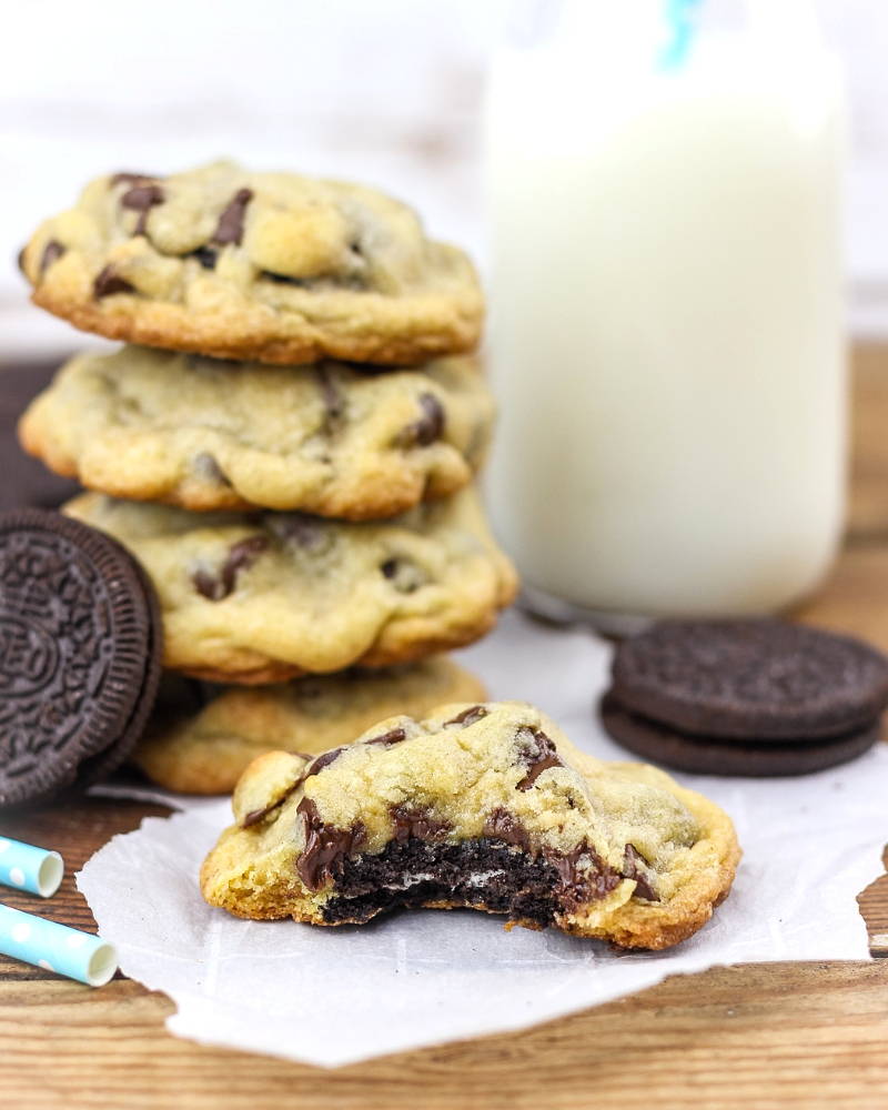 Oreo Stuffed Chocolate Chip Cookies - Suburban Simplicity