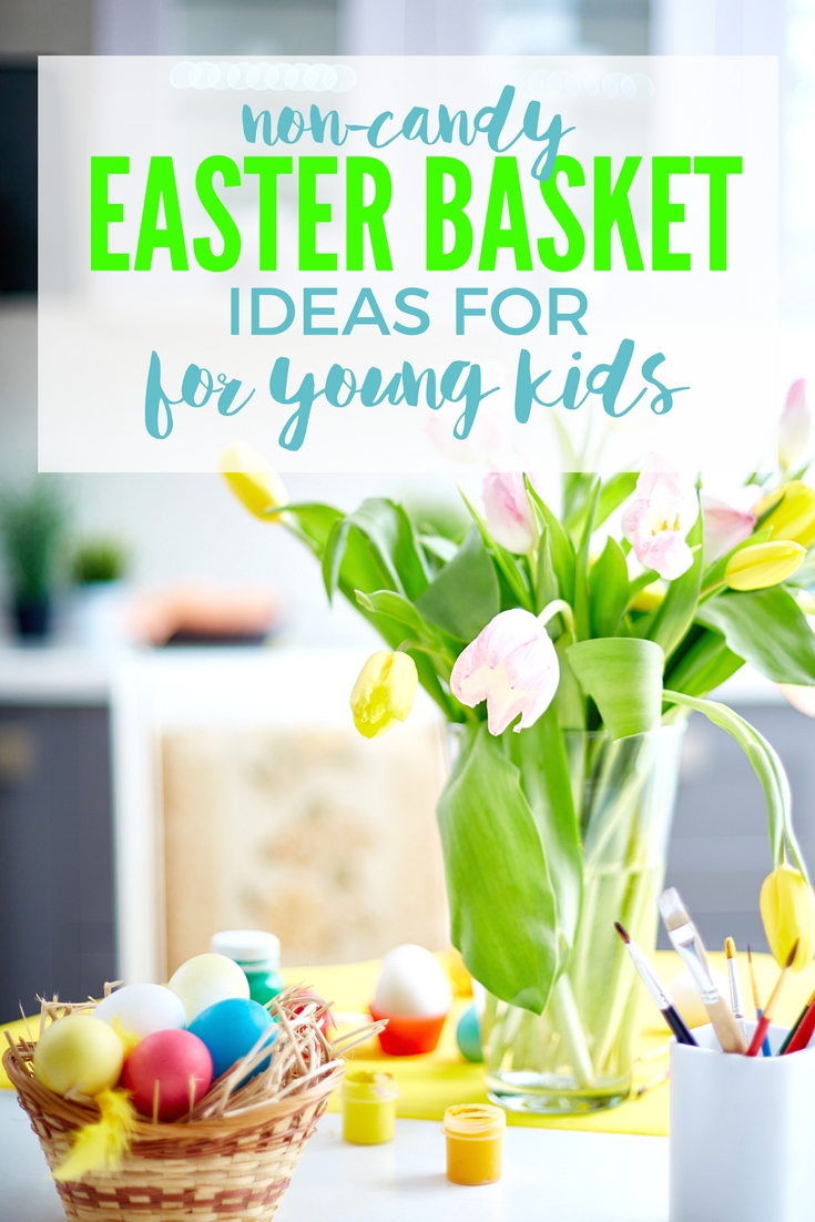 Looking for Easter Basket Ideas for Young Kids? Check out these cute and clever ideas to fill your kids Easter baskets with something other than candy!