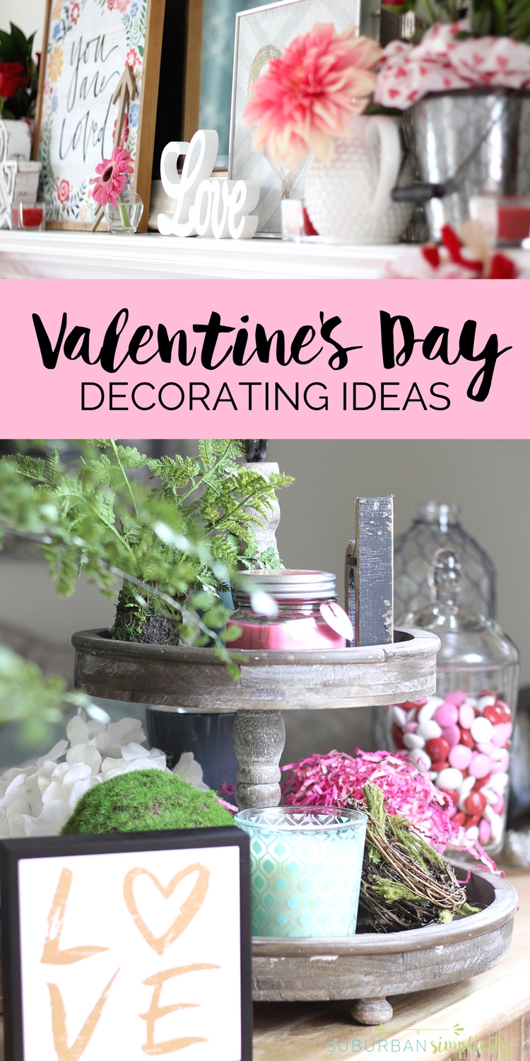 Looking for Valentine’s Day Home Decorating Ideas? Sweeten up your house this Valentine's Day with these lovely decor ideas for your mantel and all throughout your home!