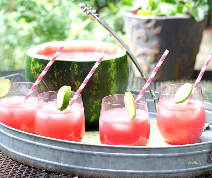 Refreshing Watermelon Punch Recipe - Suburban Simplicity