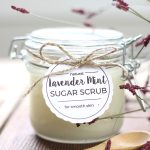 Lavender Mint Sugar Scrub is the perfect way to pamper your skin. This easy DIY is inexpensive, comes together in minutes and smells amazing!