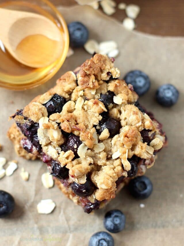 Easy Blueberry Oatmeal Bars Recipe