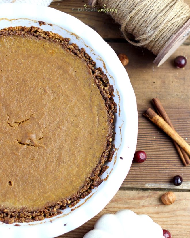 Paleo Pumpkin Pie Recipe That's Dairy Free - Suburban Simplicity