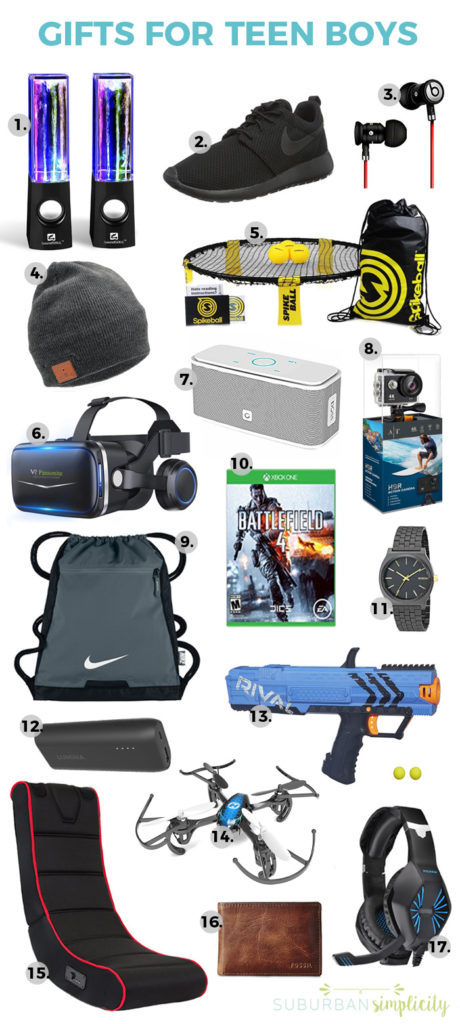 17 Awesome Gift Ideas for Teen Boys | Gifts for Teen Guys