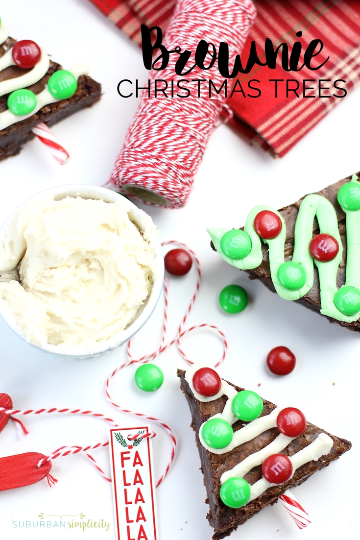 Christmas Tree Holiday Brownies