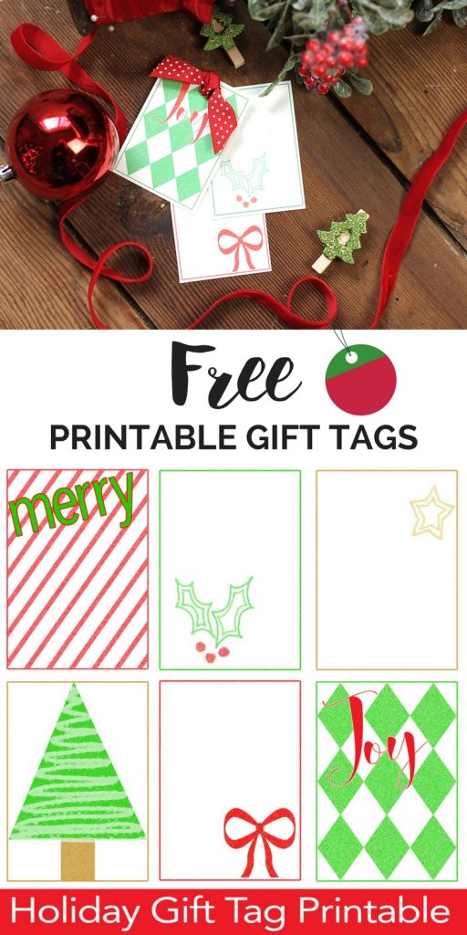 Free Printable Christmas Gift Tags 