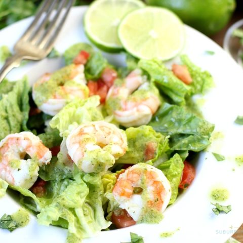 Avocado Cilantro Lime Shrimp Salad - Suburban Simplicity