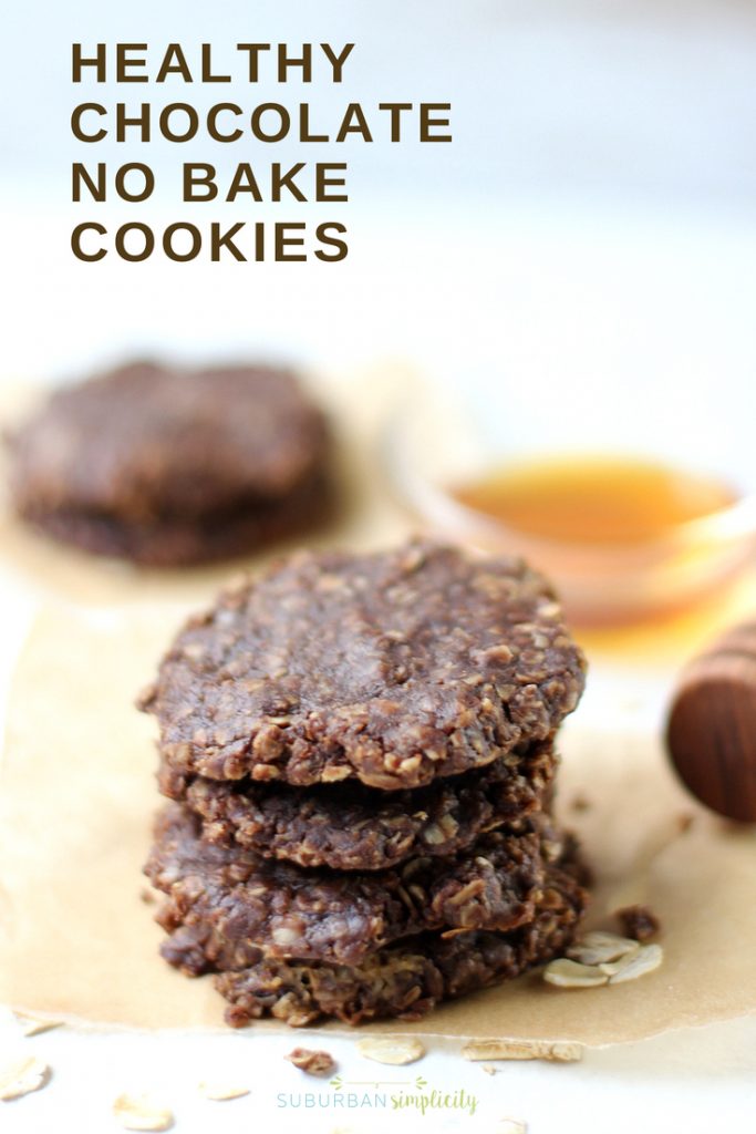 Healthy No Bake Cookies with Video - Suburban Simplicity