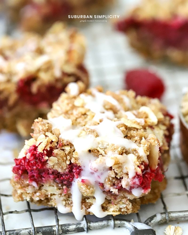 oatmeal bars with icing