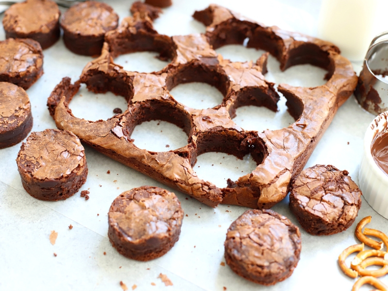 Brownies to make Brownie Spiders