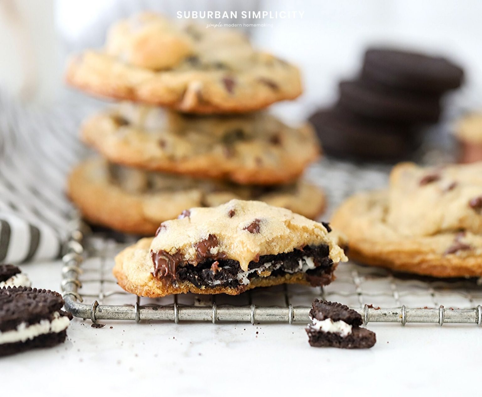 Oreo Stuffed Chocolate Chip Cookies Suburban Simplicity 1383