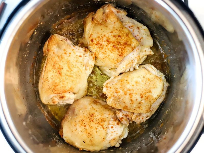 Lemon Chicken going into the Instant Pot