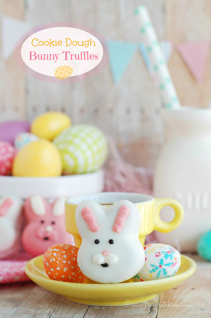 Cookie Dough Bunny Truffles