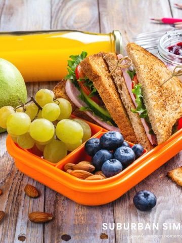 Tips for stress free school lunch prep