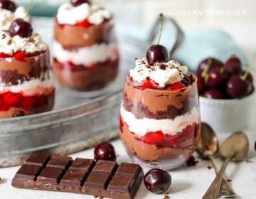 Easy Chocolate Cherry Trifle - Suburban Simplicity