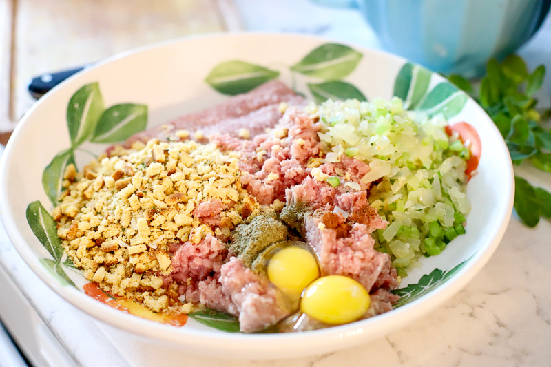 ingredients for turkey meatballs