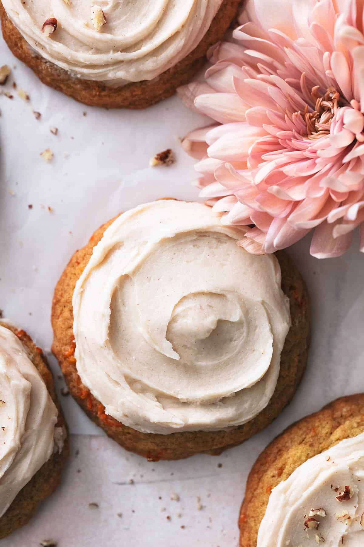 Carrot cake cookies.