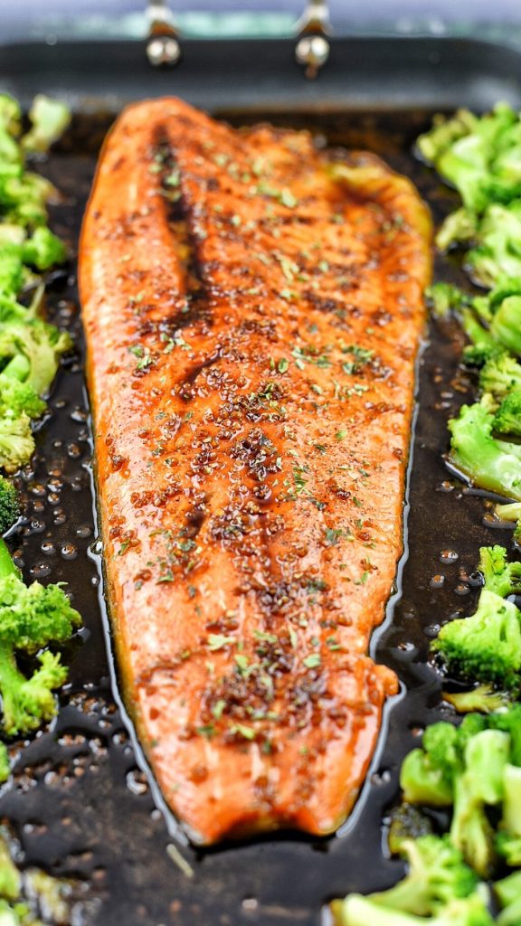 sheet pan trout