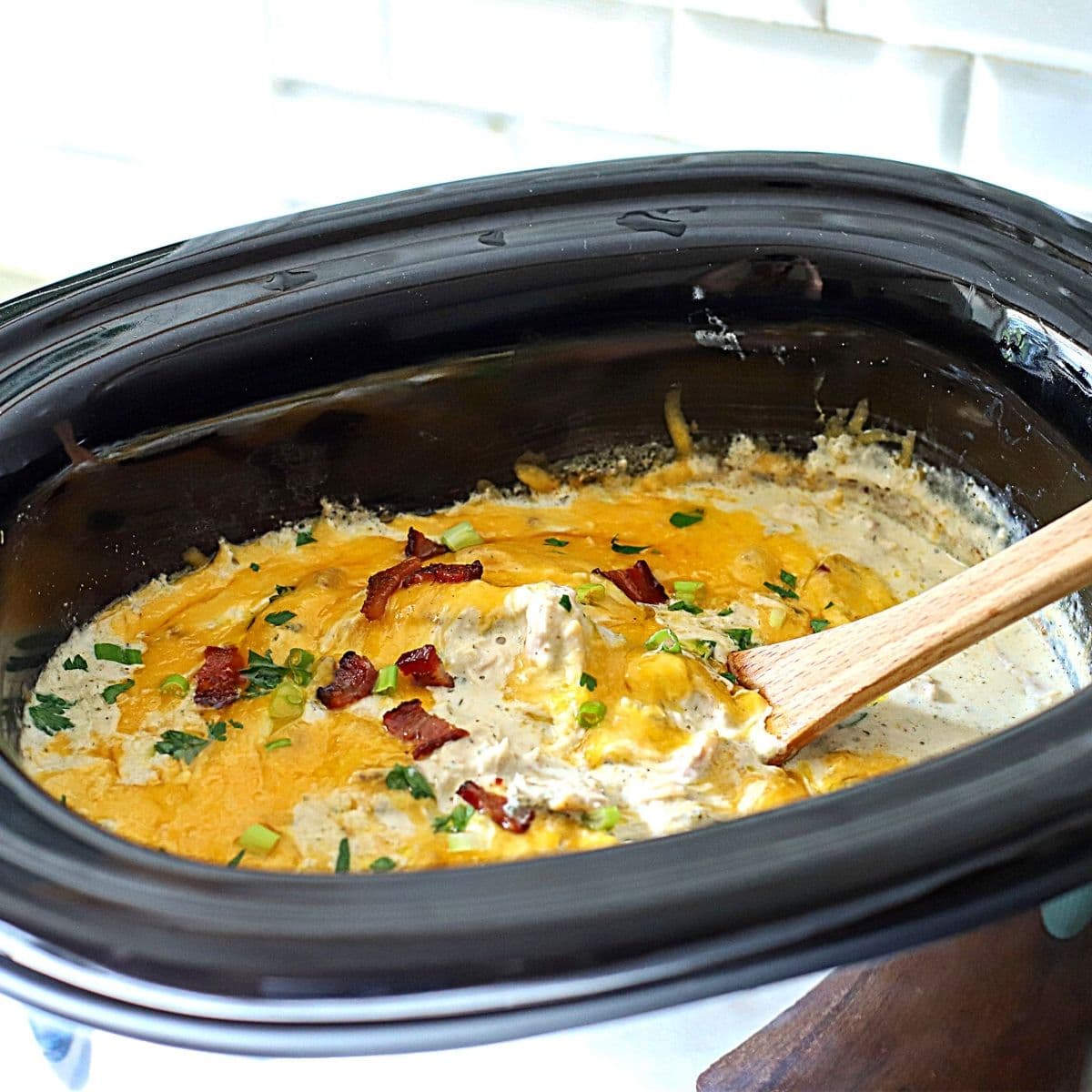 Easy Slow Cooker Crack Chicken Recipe - Suburban Simplicity