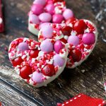 white chocolate valentine's day candies