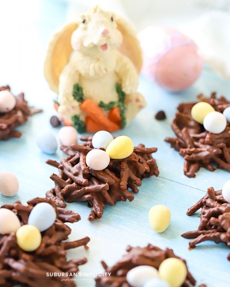 Birds Nest Cookies (No-Bake) - Suburban Simplicity