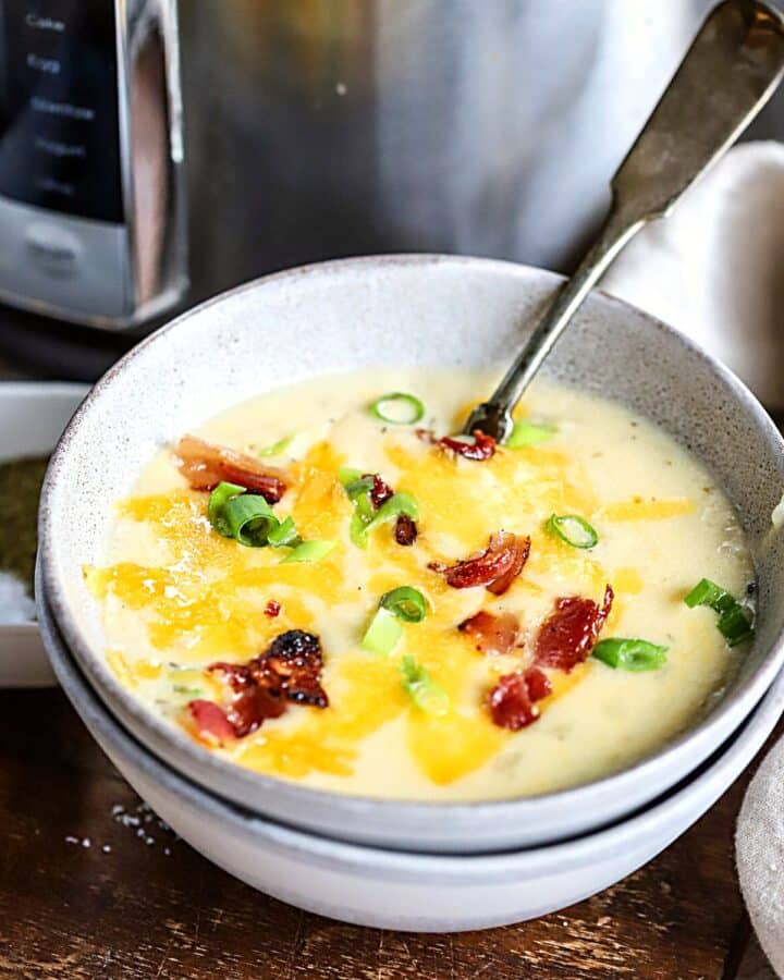 Instant Pot Loaded Potato Soup Recipe Suburban Simplicity