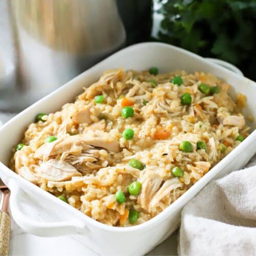 Easy Instant Pot Chicken and Rice Casserole - Suburban Simplicity