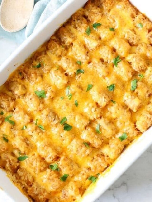 Easy Cheeseburger Tater Tot Casserole