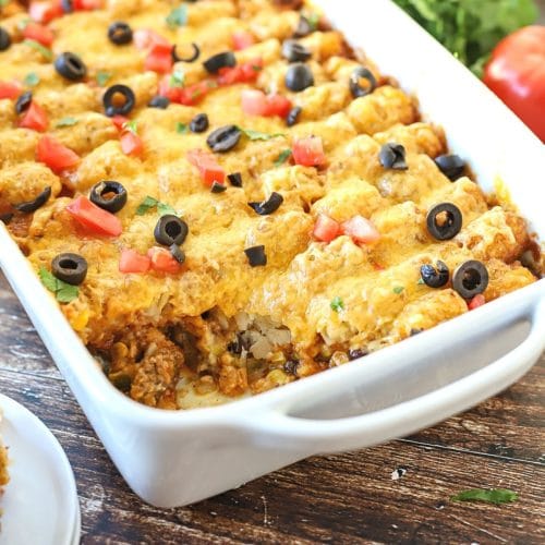 Best Taco Tater Tot Casserole - Suburban Simplicity