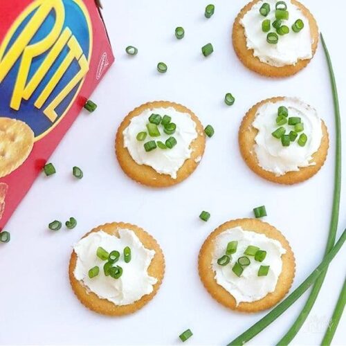 Easy Cream Cheese RITZ Cracker Appetizers - Suburban Simplicity