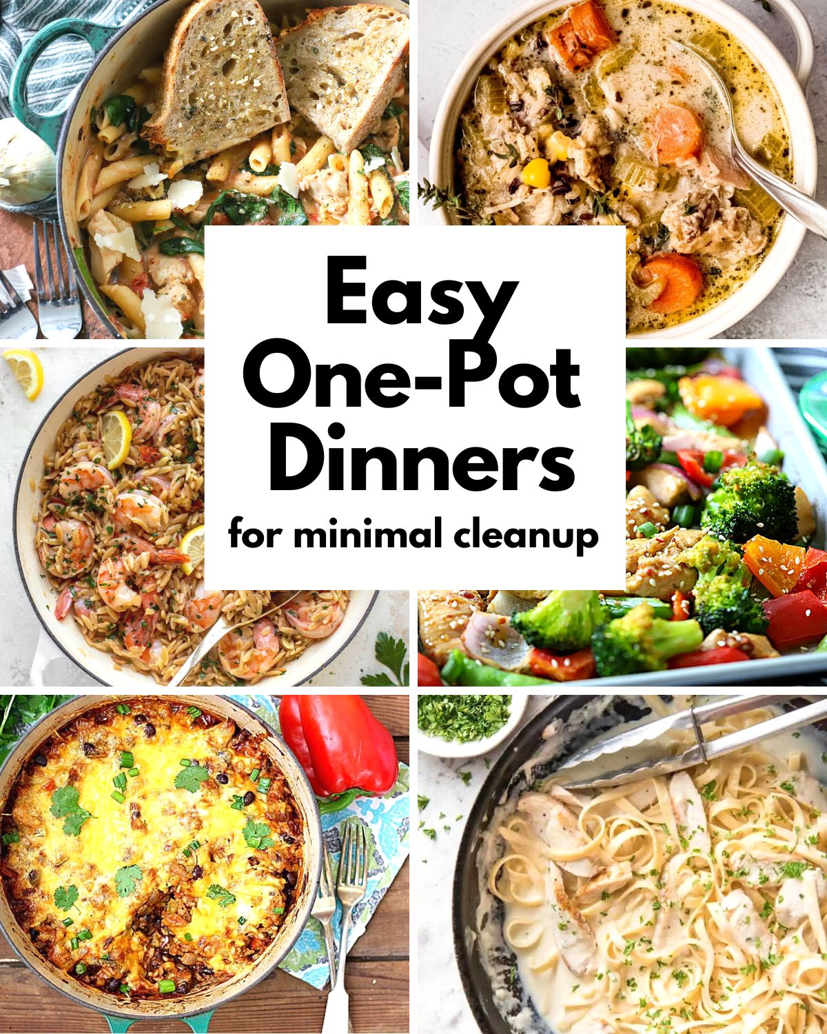 Simplify hectic weeknights with easy and delicious one-pot meals. From savory soups to hearty pastas, discover flavorful dinners that require minimal cleanup!