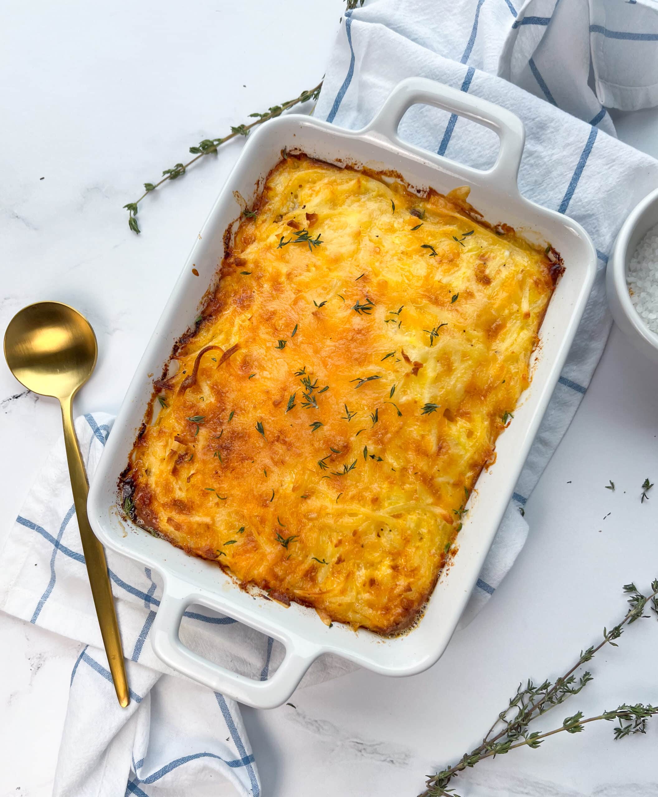 Easy Sausage Hashbrown Breakfast Casserole