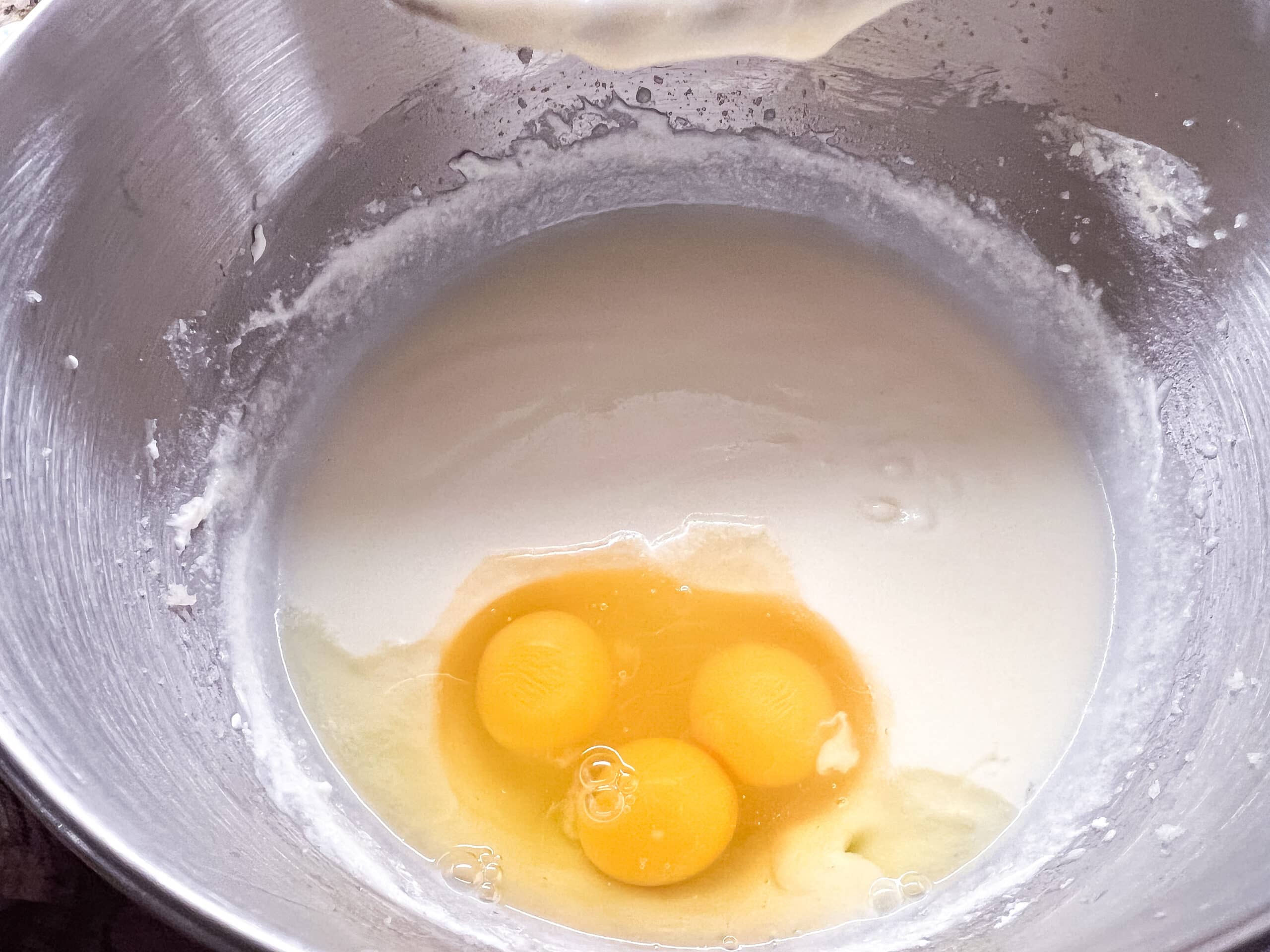 Eggs in batter