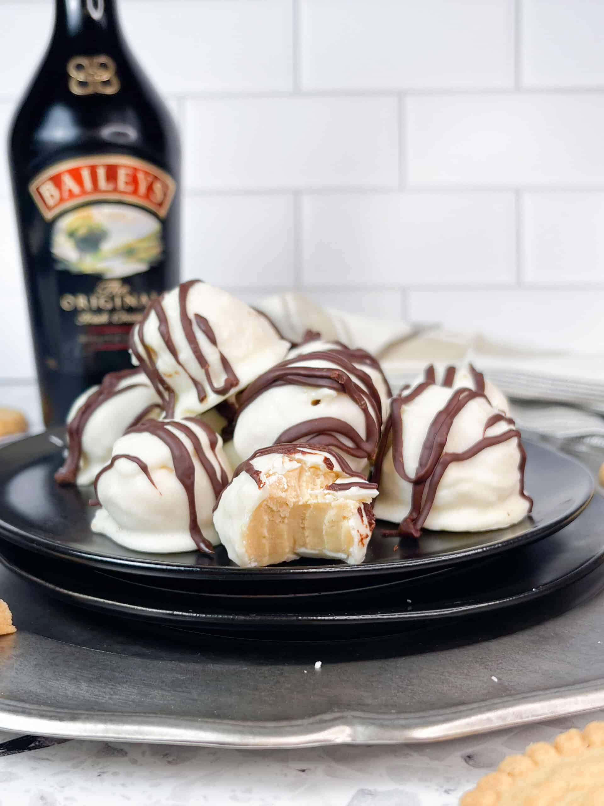 Bailey's No Bake Cheesecake Bites